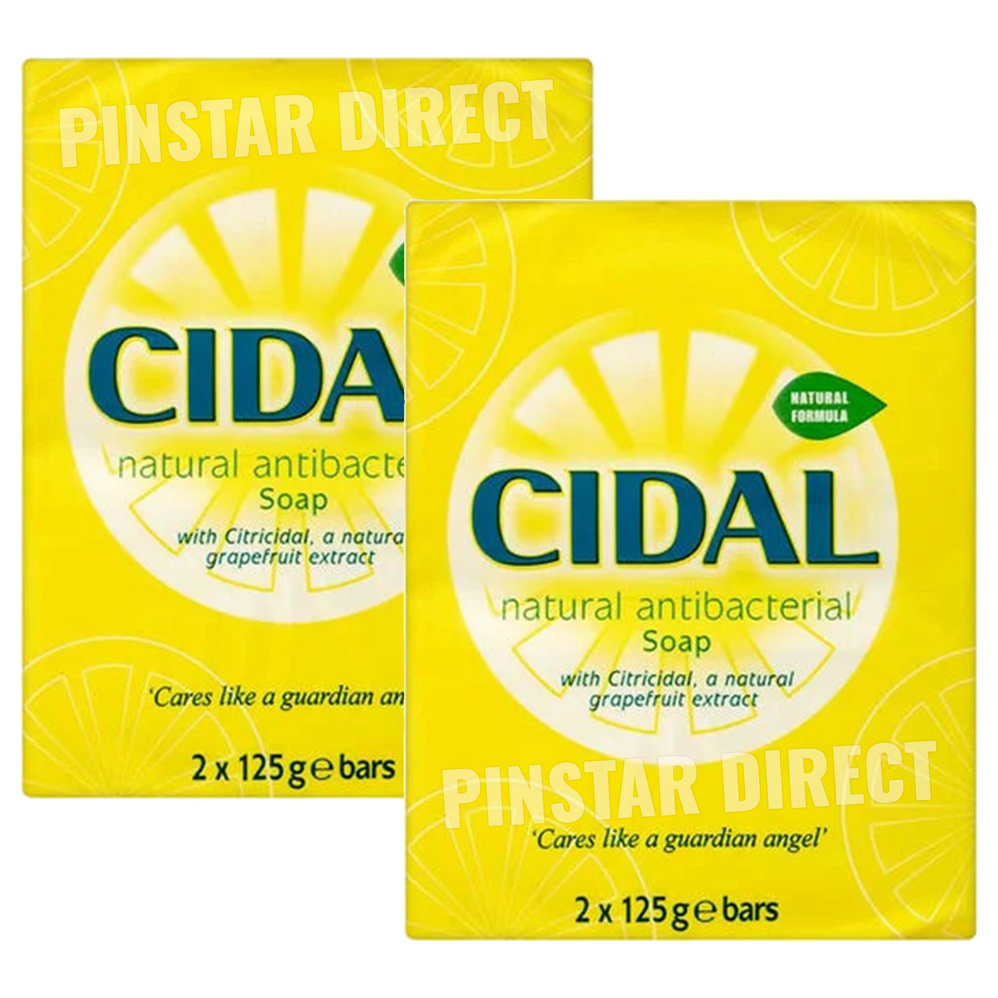 Cidal Natural Antibacterial Soap 125g