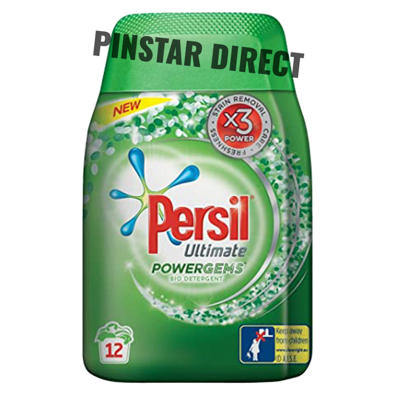 Persil Ultimate Powergems Bio Detergent 12 Wash 384g Pack