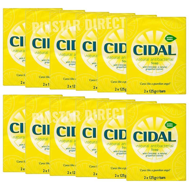 Cidal Natural Antibacterial Soap 125g