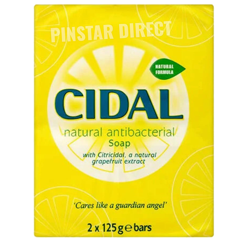 Cidal Natural Antibacterial Soap 125g