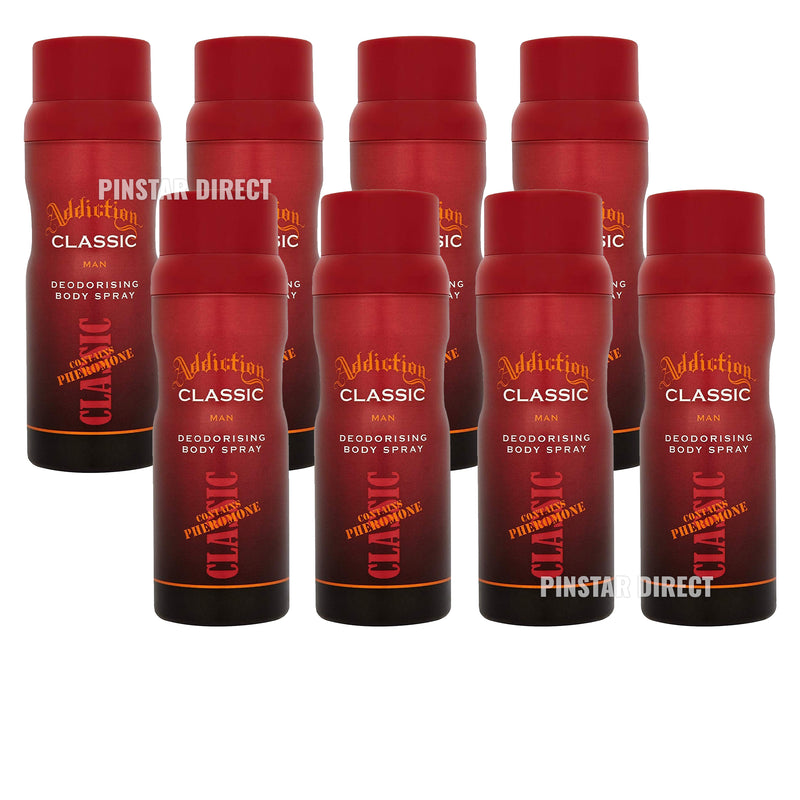 Addiction Classic Deodorant Mens Body Spray 150ml