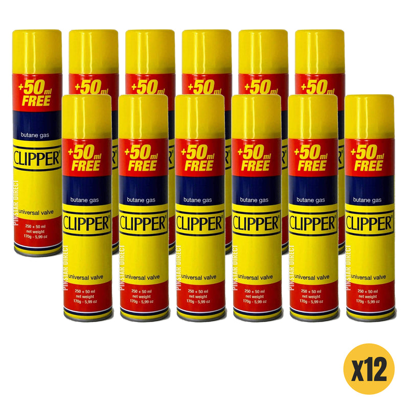 clipper butane gas refill lighter fluid with universal valve 