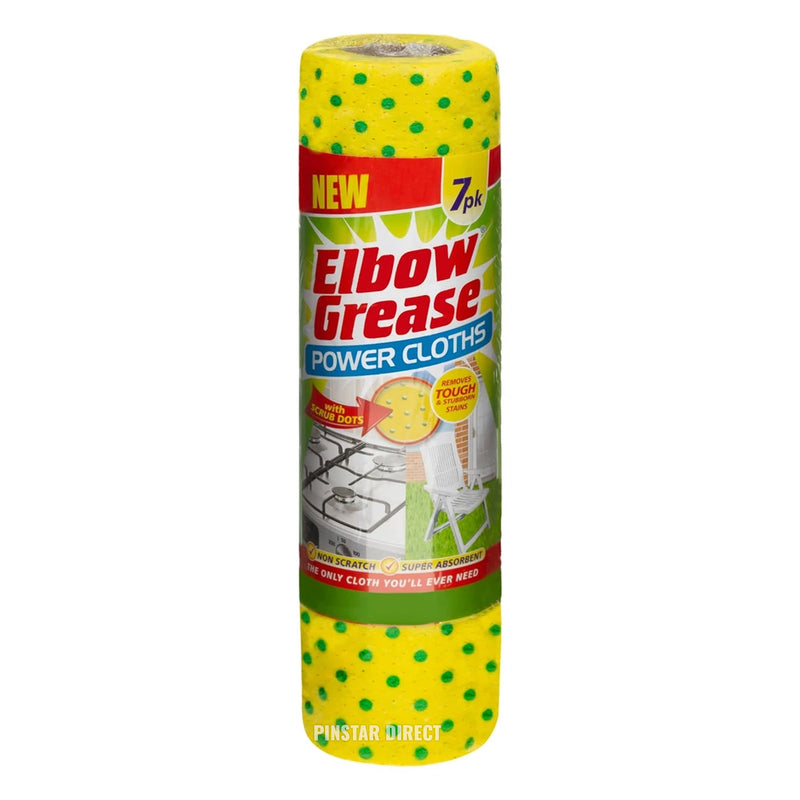 elbow grease power cloths with scrub dots non scratch cleaning cloths super absorbent 
