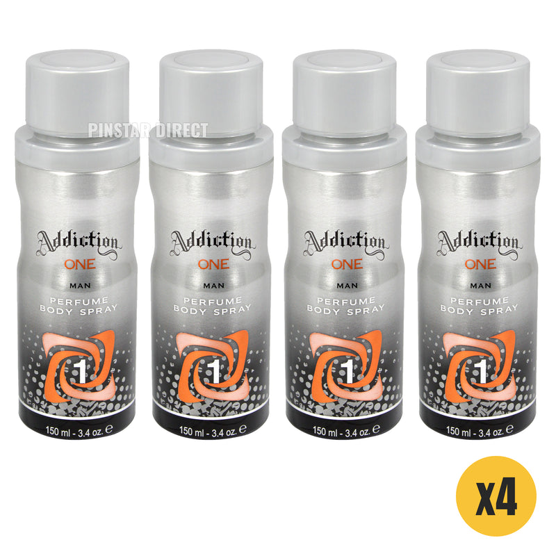 adiction one man deodorant perfume body spray 