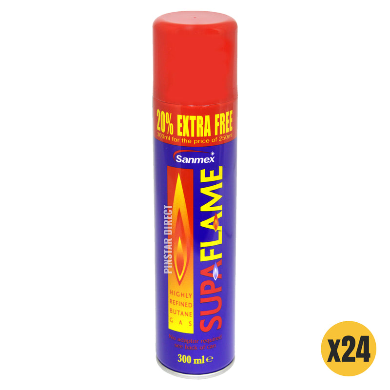 SUPAFLAME Butane Gas Lighter Refill 300ml