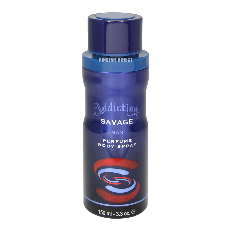 adiction savage deodorant man perfume body spray 