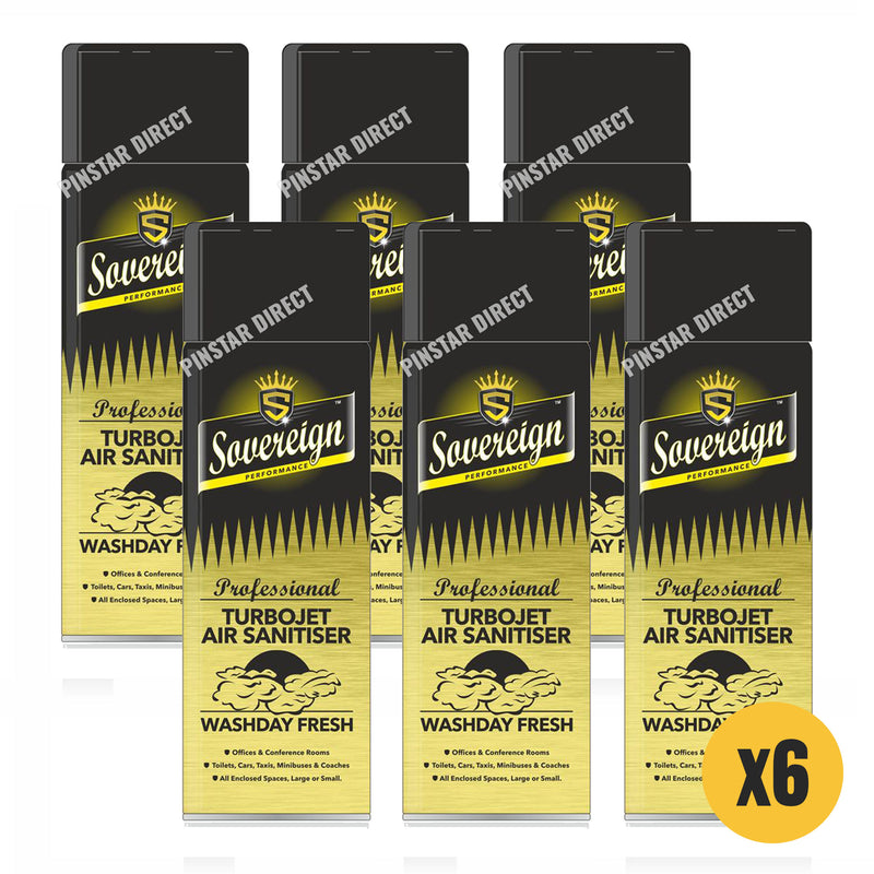 Sovereign Washday Fresh Turbojet Air Sanitiser 500ml