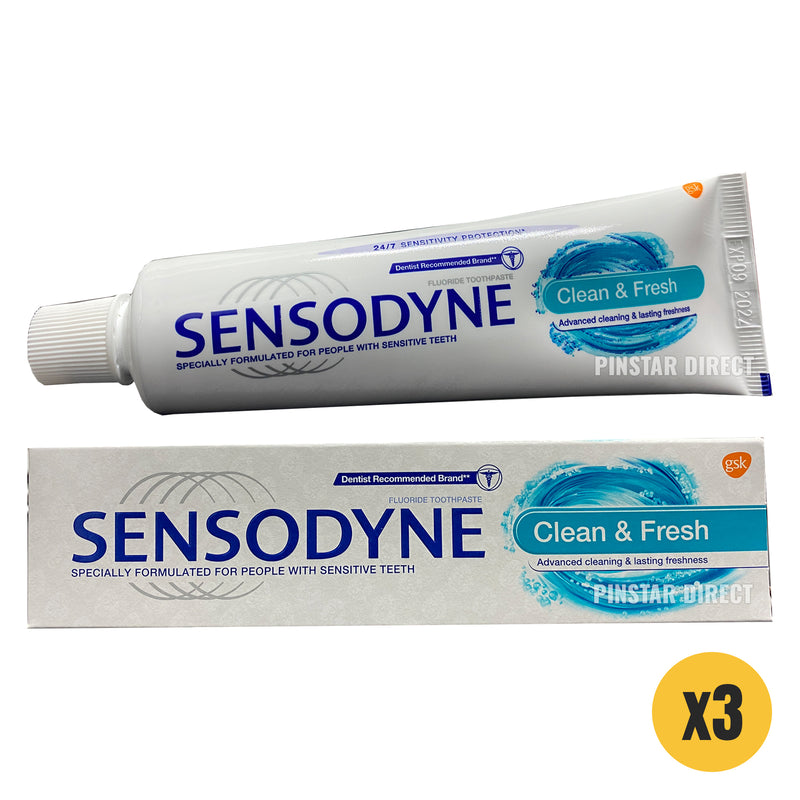 Sensodyne Clean and Fresh Fluoride Toothpaste 75ml