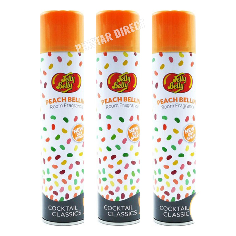 Jelly Belly Peach Bellini Dry Room Spray 300ml