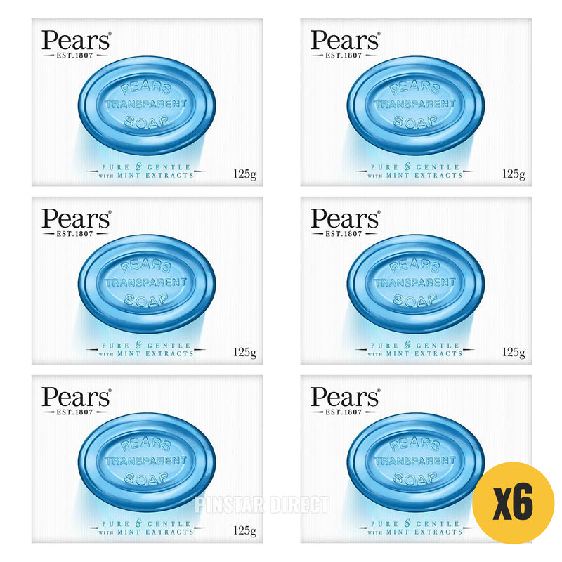 Pears Mint Extract Transparent Soap 125g