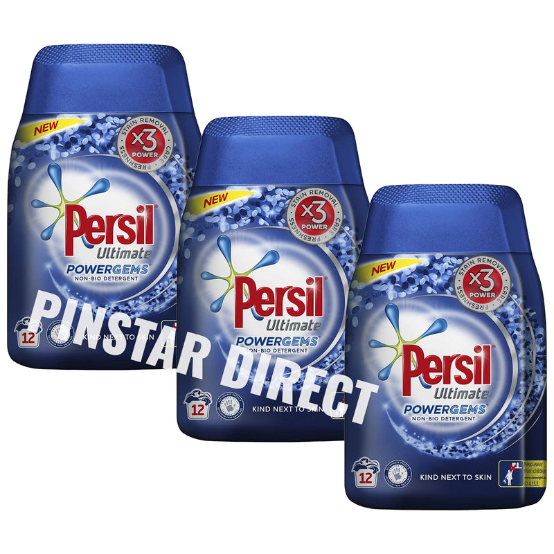 Persil Ultimate Powergems Non-Bio Detergent 12 Wash 384g Pack