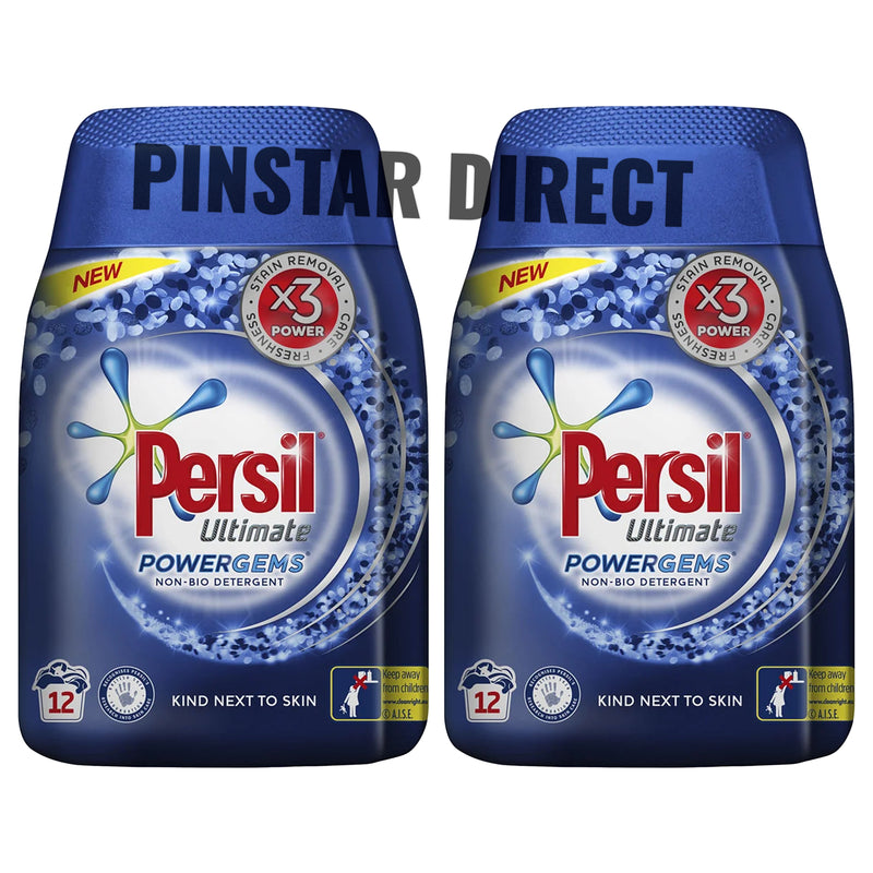 Persil Ultimate Powergems Non-Bio Detergent 12 Wash 384g Pack